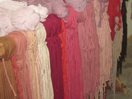 Wool ready to be used to weave tapestries wool-small